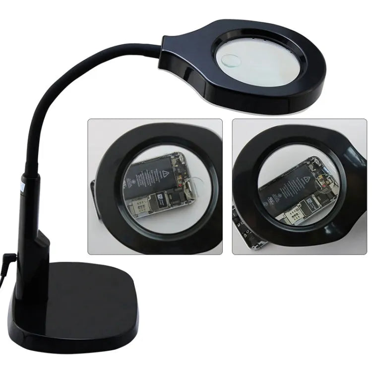 BESTE verstelbare bureauloeplamp LED-licht vergrootglas (spanning 220V)