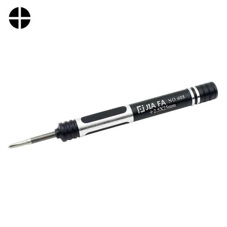 JIAFA JF-608-2.5 holle kruistip 2.5 middelste montageschroevendraaier (zwart)