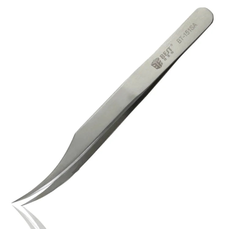 BEST BST-151SA Pincet van geborsteld roestvrij staal