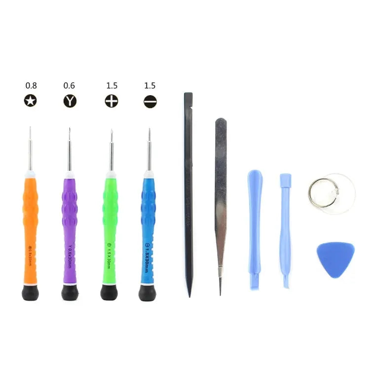 JIAFA JF-612-2 10 in 1 reparatiegereedschapset voor iPhone / Samsung