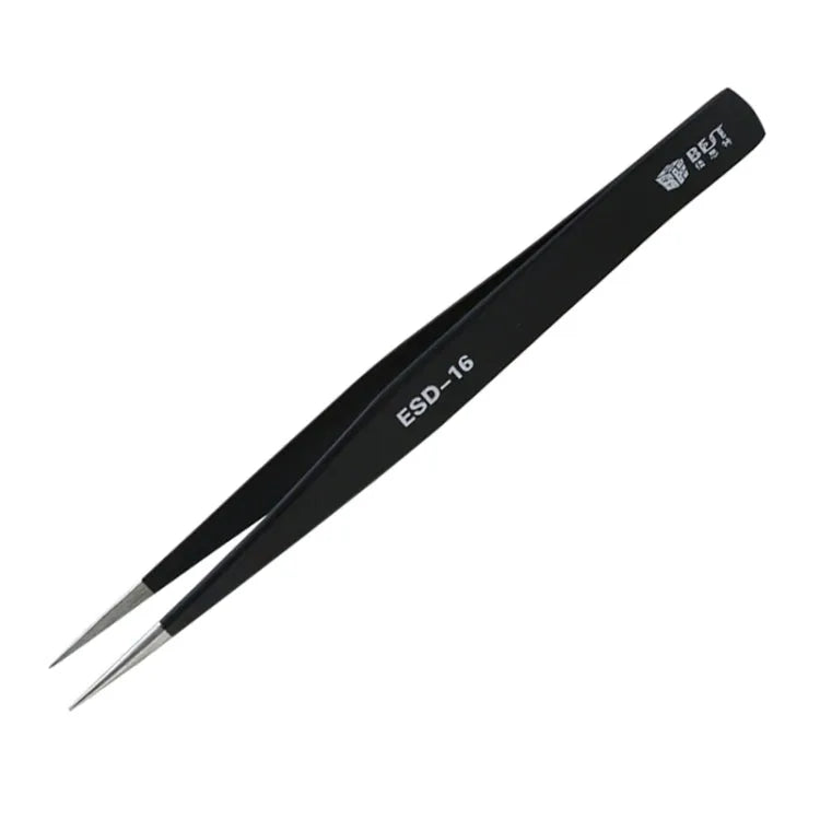 BEST BST-16 Precisie antistatische ESD roestvrijstalen pincet