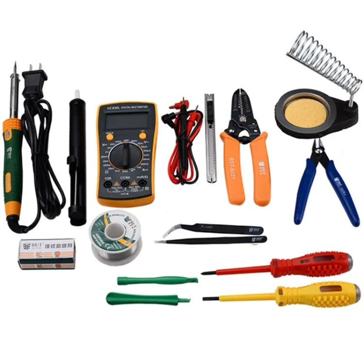 BEST BST-113 16-in-1 huishoudelijk beroep Multifunctionele reparatiegereedschapset voor laptop