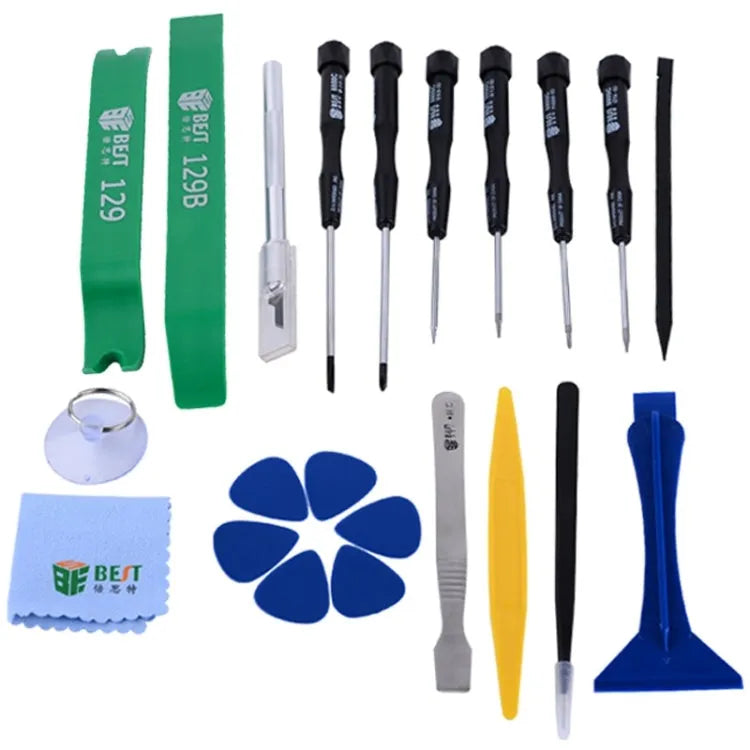 BEST BST-112 22-in-1 professionele multifunctionele reparatiegereedschapset voor mobiele telefoon / laptop