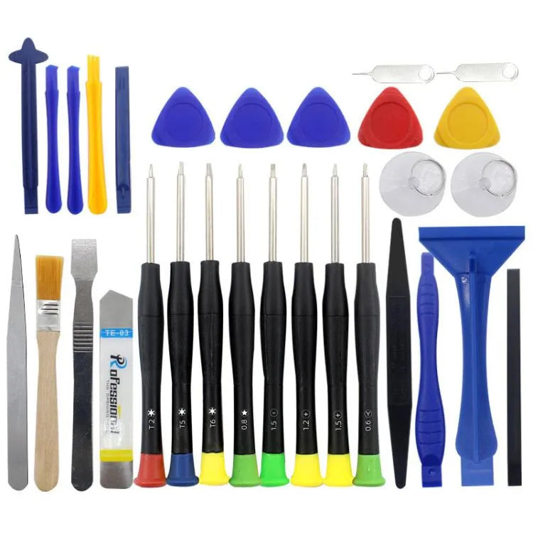 3 mm mobiele telefoon demontage reparatie gereedschap schroevendraaierset, specificatie: 30 stuks / set OPP