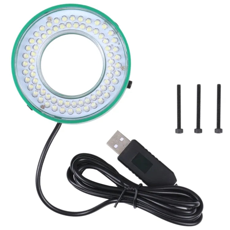 2UUL verstelbare LED-microscoop ringlamp 5V USB-voeding