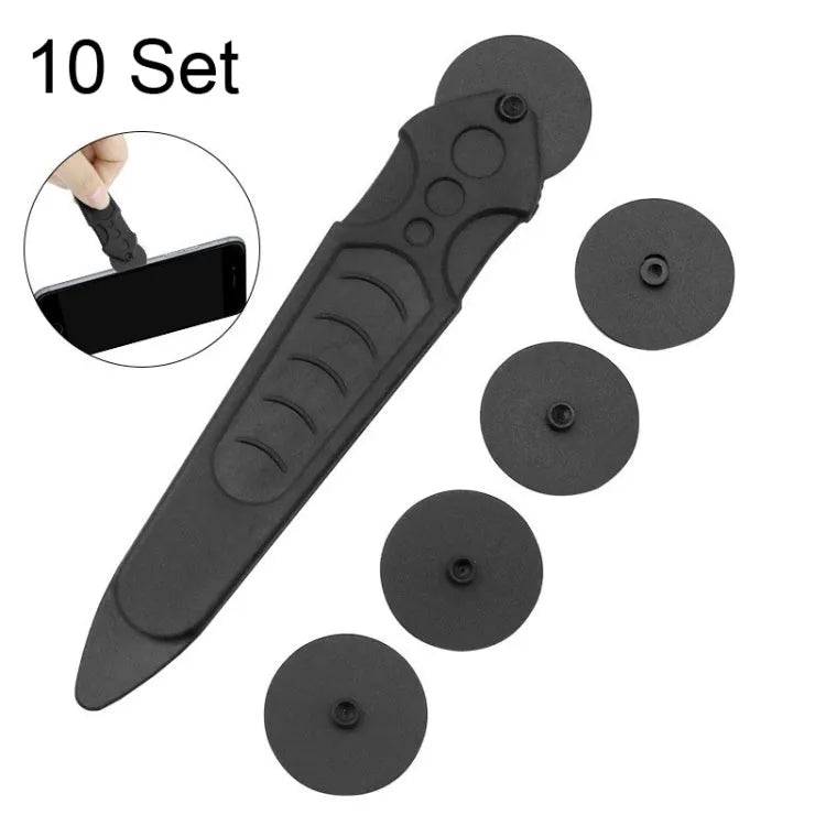 10 Sets Carbon Fiber Roller hendel Koevoet Telefoon Split Frame Maker