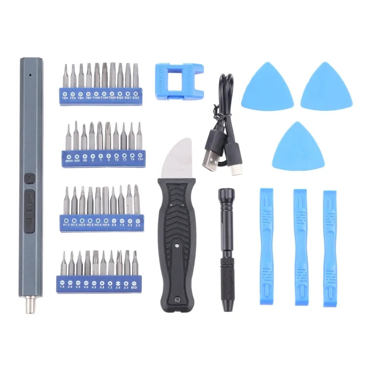 49 in 1 Type-C-poort oplaadbare draadloze elektrische schroevendraaier set