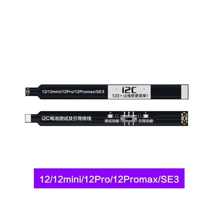 12 mini / 12 / 12 Pro / 12 Pro Max / SE3 i2C Batterij Boot Strap Test Flex Kabel voor iPhone