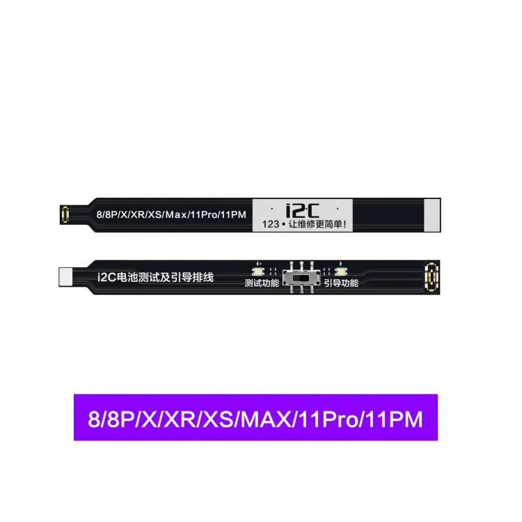 8 / 8 Plus / X / XR / XS / XS Max / 11 Pro / 11 Pro Max i2C Battery Boot Strap Test Flex Kabel voor iPhone