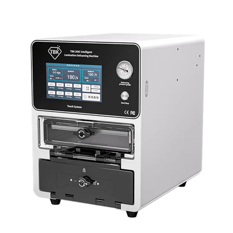 TBK208C 15-inch gebogen scherm lamineer- en ontschuimingsmachine, stekker: EU-stekker