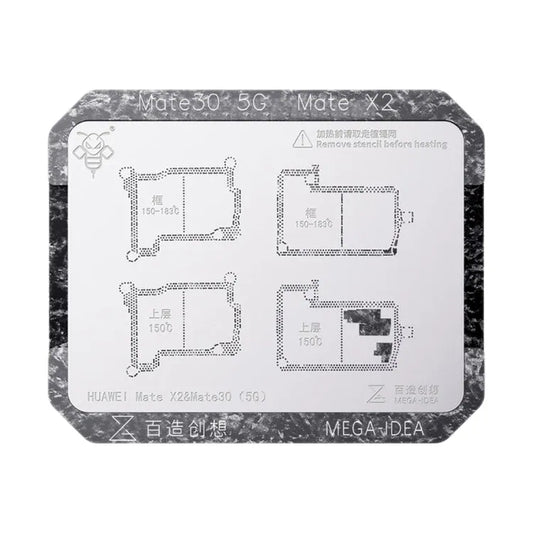 Pour Huawei Mate 30 5G / Mate X2 Qianli Mega-Idea Plateforme de Rebillage BGA Multifonctionnelle pour Positionnement de Châssis Intermédiaire