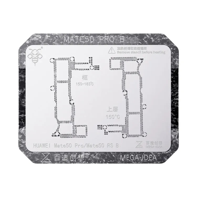 Voor Huawei Mate 50 Pro B Qianli Mega-idee Multi-functionele Midden Frame Positionering BGA Reballing Platform
