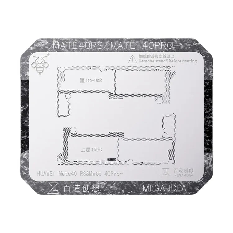 Voor Huawei Mate 40 Pro + Qianli Mega-idee Multi-functioneel Middenframe Positionering BGA Reballing Platform
