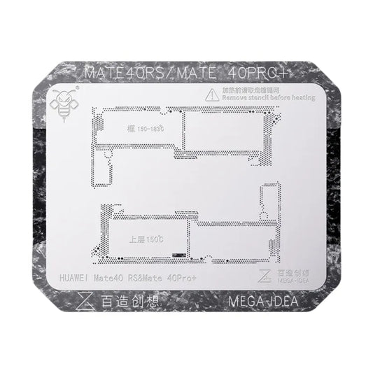 Pour Huawei Mate 40 Pro + Qianli Mega-Idea Multi-Fonctionnel Milieu du Châssis Positionnement Plate-forme de Reballing BGA