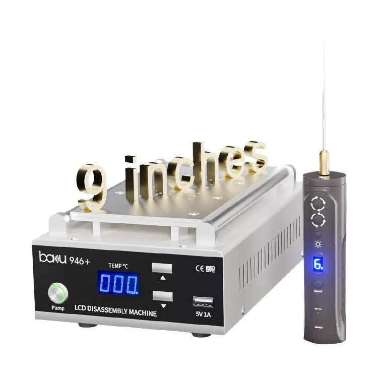 Baku BA-946+ 9 inch 450W telefoonschermscheider met elektronische lijm Verwijder 110V US-stekker