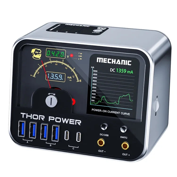 Monteur Thor Power Intelligente DC-gereguleerde diagnostische voedingsspanning met uitbreidingsinterface, stekker: VS