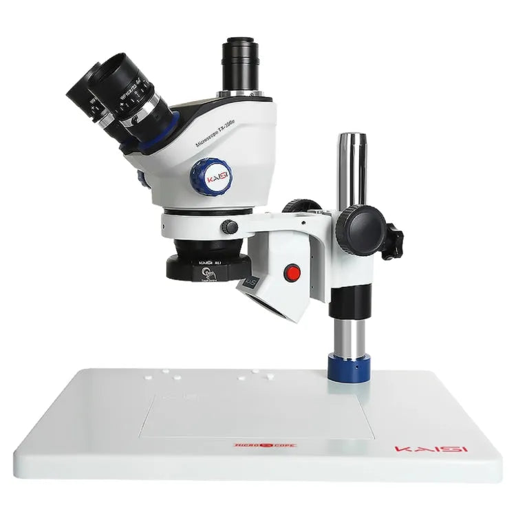 Kaisi TX-350E Ver1.2 7X-50X microscoop zoom stereomicroscoop met grote basis