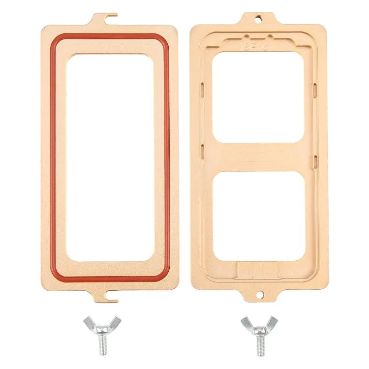 15 Pro LCD-scherm Buitenste glazen lens Positioneringsdrukvasthoudmal voor iPhone