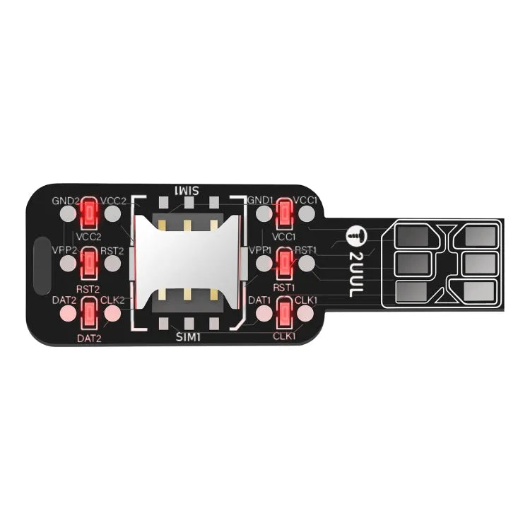 2UUL SM01 Dual SIM Checker-kaart Snelle testkaart