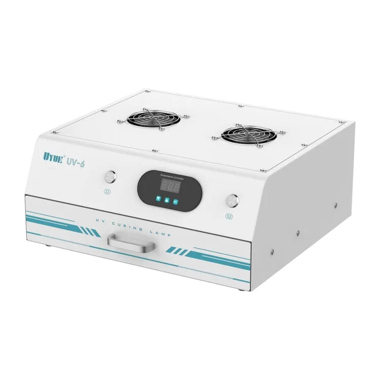 Uyue UV-6 15 inch Dubbele Timing Intelligente Uithardingslamp Mechanic voor Telefoon / Pad EU-stekker