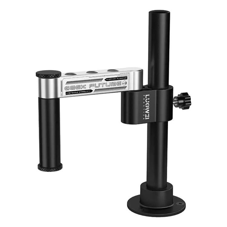 LUOWEI GK01 Korte arm 32mm microscoop zwenkarm Metaal Universele hef- en stapelbare 360 graden enkele arm Vaste reparatie- en inspectiestandaard