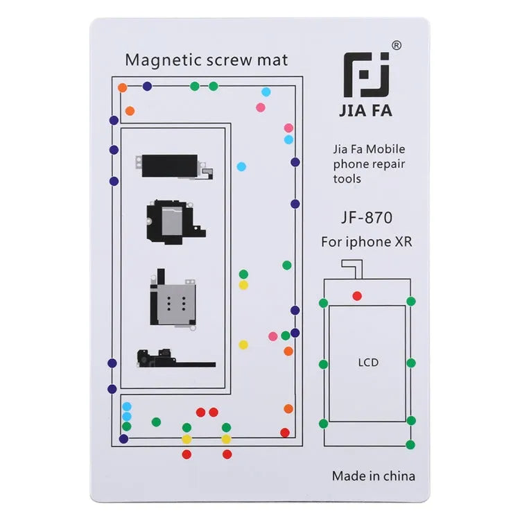 JIAFA JF-870 Magnetisch Pad-schroefbord voor iPhone XR