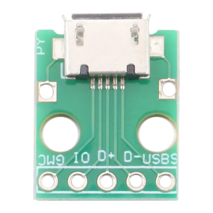 10 stks Micro USB naar 5pin 2.54mm Vrouwelijke Connector-testkaart