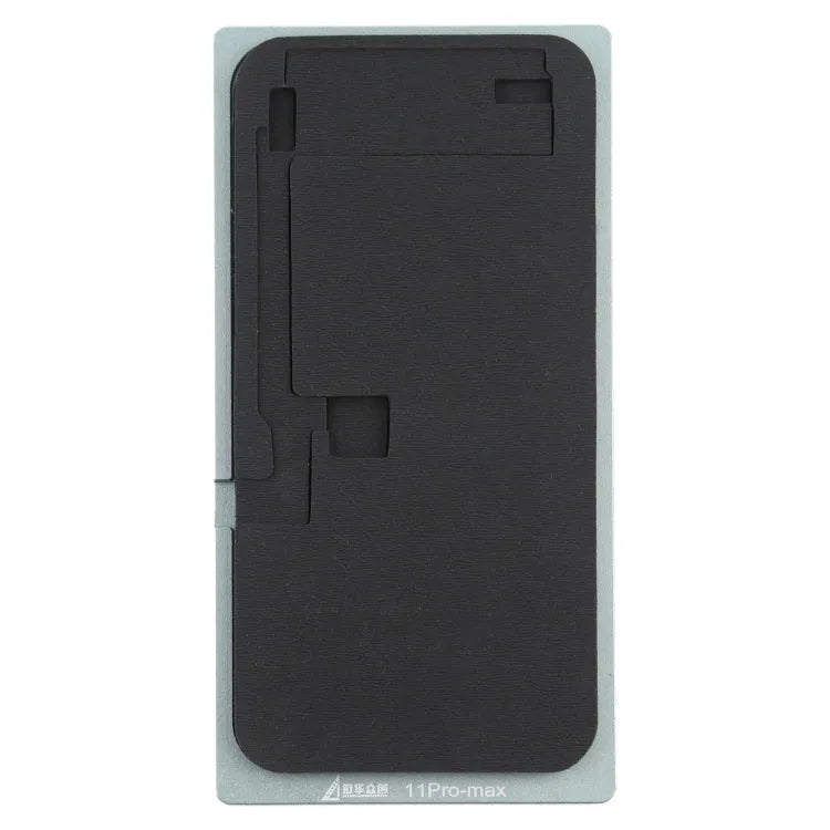 XHZC LCD-scherm Geen kantelen Flex-kabel Fit Mat Lijmverwijderingsmal voor iPhone 11 Pro Max