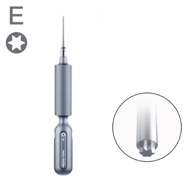 Qianli Super Tactile Grip-Type Precisie Silent Dual-Bearing Schroevendraaier, Serie: Type E T2 Torx