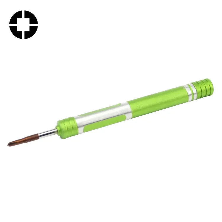 608-2.5 holle kruistip 2.5 reparatieschroevendraaier middenomlijsting (groen)