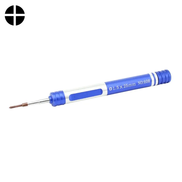 JIAFA 608-1.5 Cross 1.5 schroevendraaier voor reparatie van mobiele telefoons (blauw)