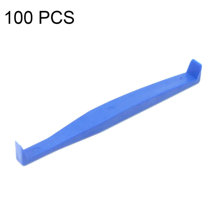 100 STKS JIAFA P8821 Reparatiegereedschap voor mobiele telefoons M-vormige spudgers (blauw)
