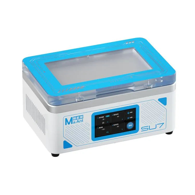 MaAnt SU7 mobiele telefoon reparatie gebogen scherm persmachine flat panel LCD scherm vacuüm lamineermachine, EU-stekker