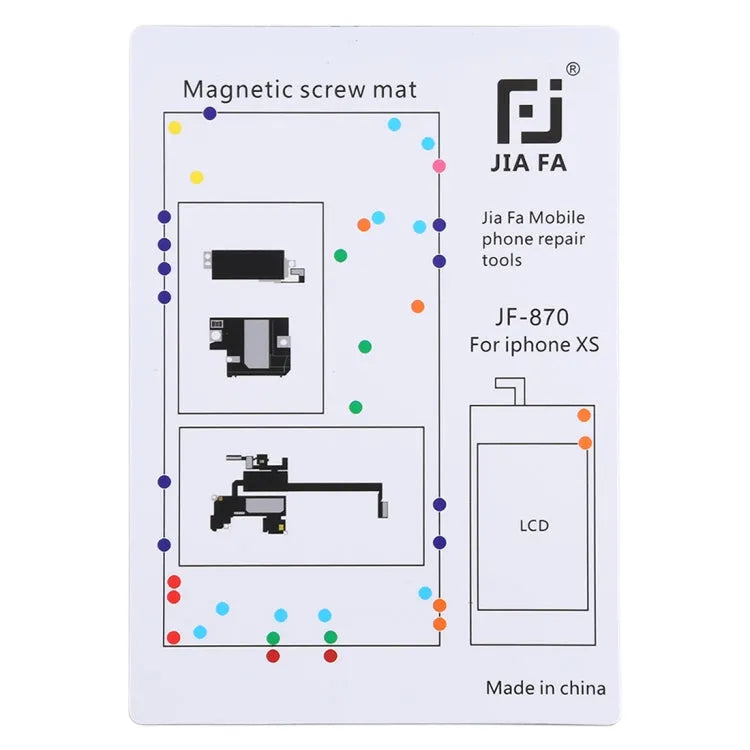 JIAFA JF-870 Magnetisch Pad-schroefbord voor iPhone XS