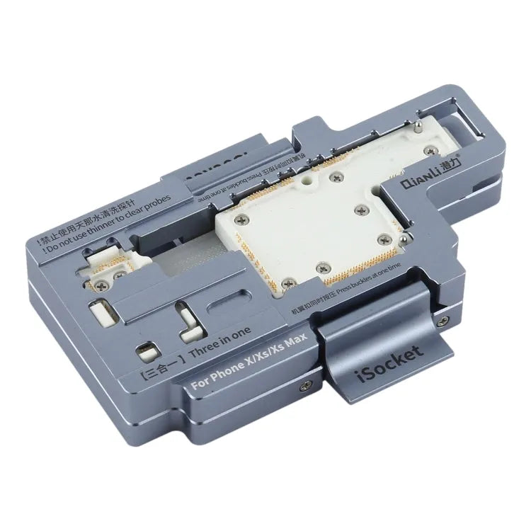 Qianli iSocket 3 In 1 Moederbord Gelaagde Test Frame Bovenste Onderste Lagen Logic Board Functie Snelle Test Houder Voor iPhone X / XS / XS Max