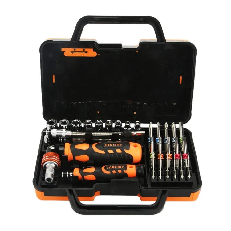 JAKEMY JM-6123 31-in-1 kleurenring professionele schroevendraaier reparatiegereedschapset