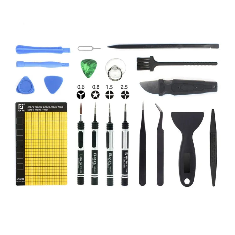 JIAFA JF-8128 19 in 1 gereedschapset voor telefoonreparatie