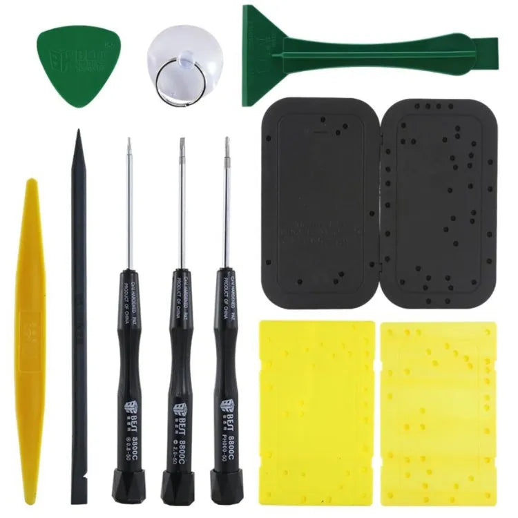 10 in 1 BEST BST-605 gereedschapsset Demonteer openingstools voor iPhone 3/4 / 4S / 5