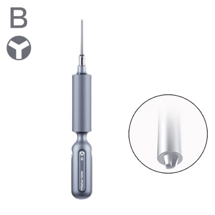 Qianli Super Tactile Grip-Type Precision Silent Dual-Dragende Schroevendraaier, Serie: Type B Tri-Point