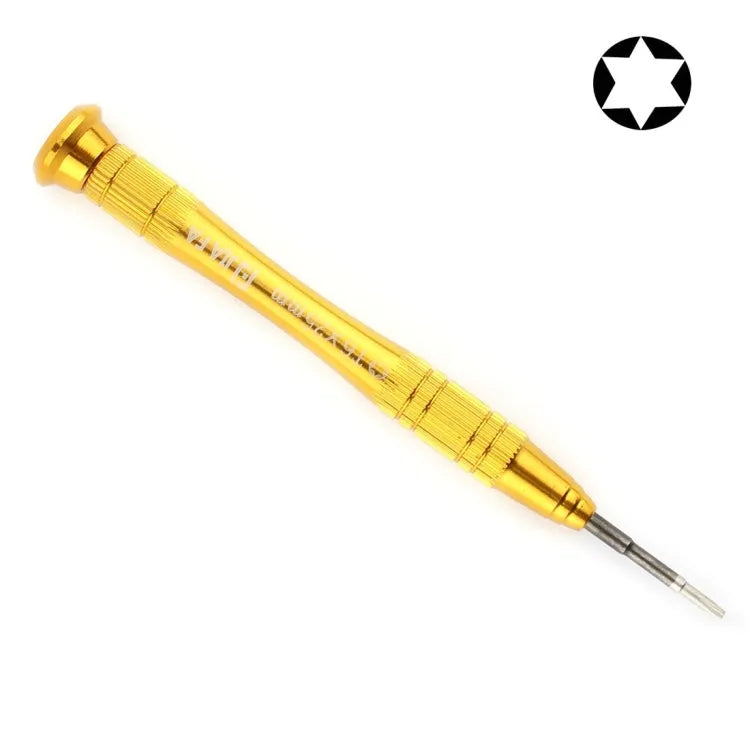 Professioneel reparatiegereedschap Open gereedschap 25 mm T6 inbussleutel schroevendraaier (goud)