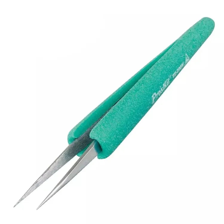 TZ-205N anti-statische anti-slip lange tip pincet
