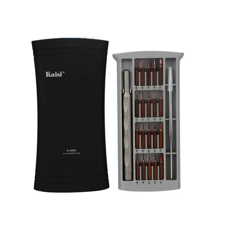 Kaisi K-3022B 22 in1 hoge precisie schroevendraaier set magnetische schroevendraaier bits