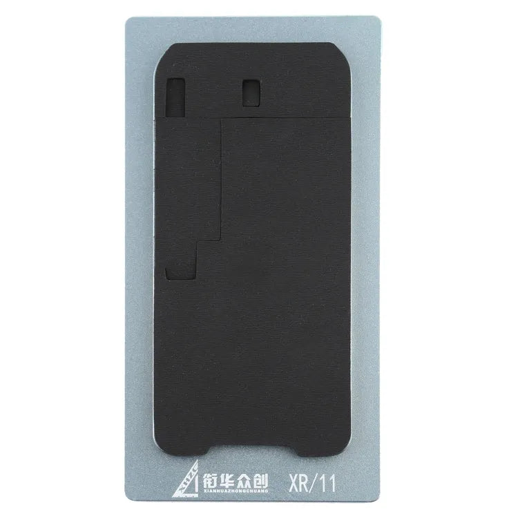 XHZC LCD-scherm Geen kantelen Flex-kabel Fit Mat Lijmverwijderingsmal voor iPhone XR / 11