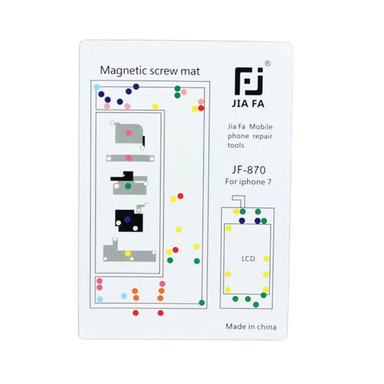JIAFA magnetische schroeven mat voor iPhone 7