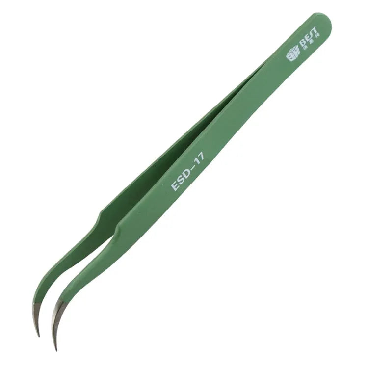 BEST BST-17 Precisie antistatische ESD roestvrijstalen pincet