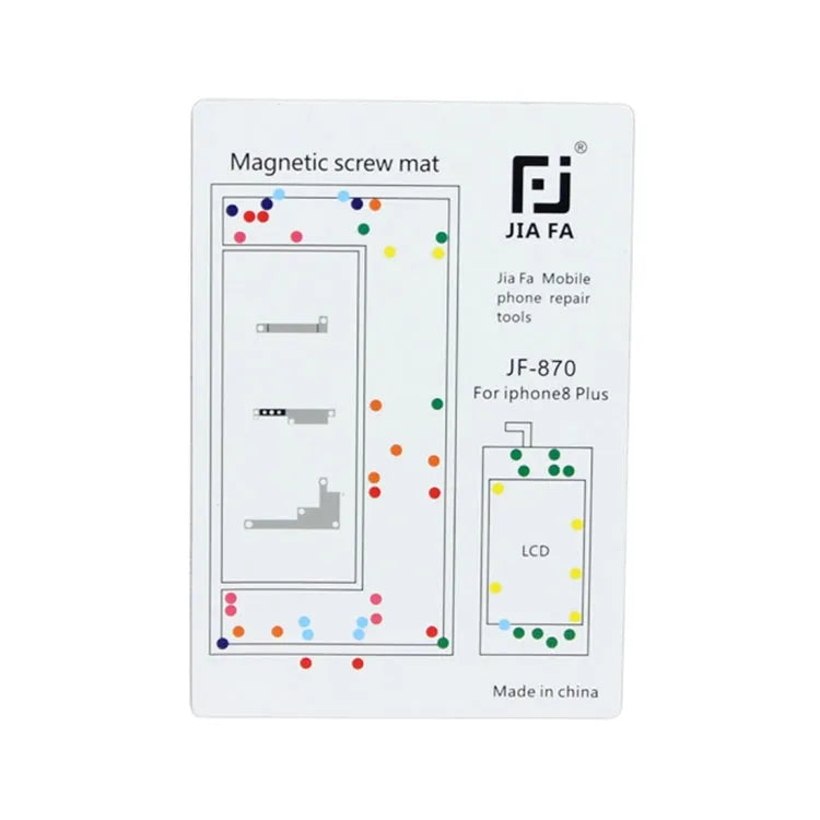 JIAFA magnetische schroeven mat voor iPhone 8 Plus