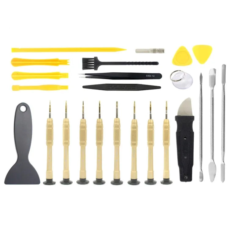 JF-8144 24-in-1 multi-model beschikbaar metaal + kunststof reparatiegereedschapsset