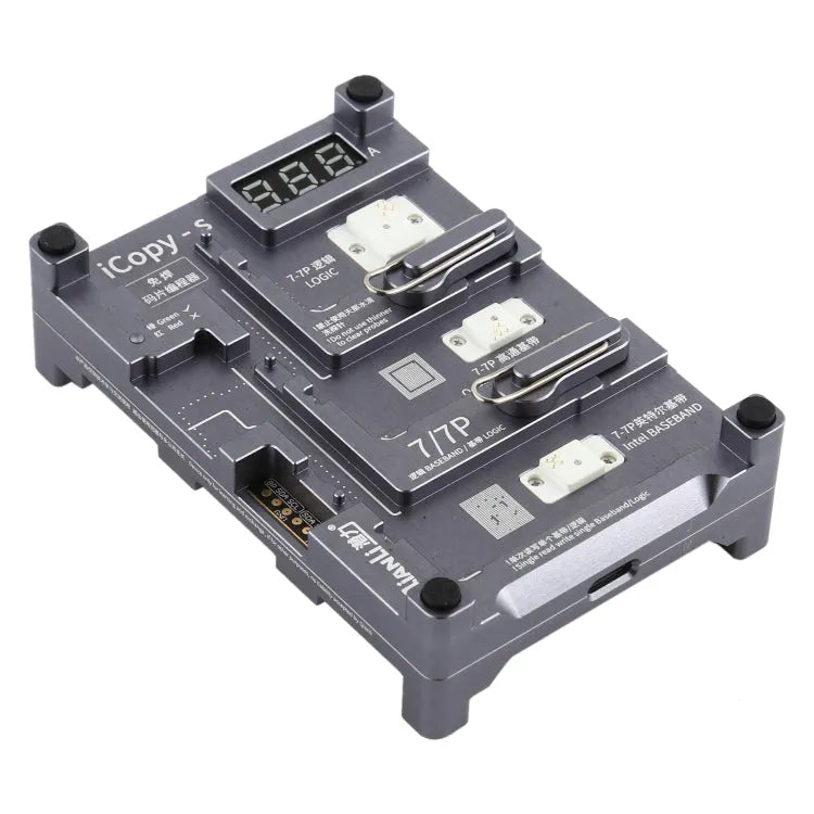 Qianli iCopy-S Dubbelzijdige Chip Test Stand 4 in1 Logic Baseband EEPROM Chip Niet-verwijdering Voor iPhone 7/7 Plus / 8/8 Plus