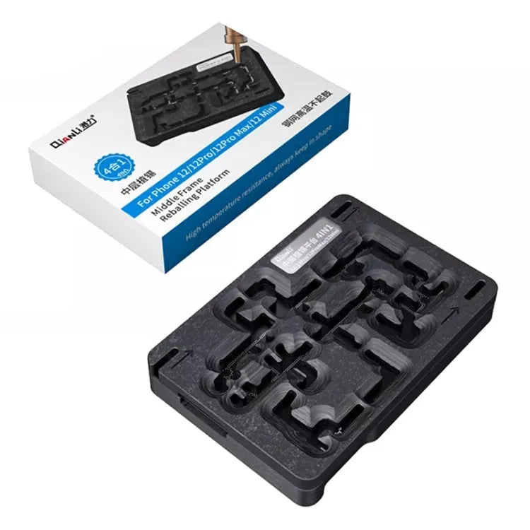 Qianli 4 in 1 Middenframe Reballing Platform voor iPhone 12/12 Pro / 12 Mini / 12 Pro Max