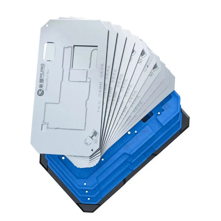 MiJing Z20 Pro Voor iPhone X-13 Pro Max 14 in 1 Middenlaag Moederbord Reballing Soldeerplatform
